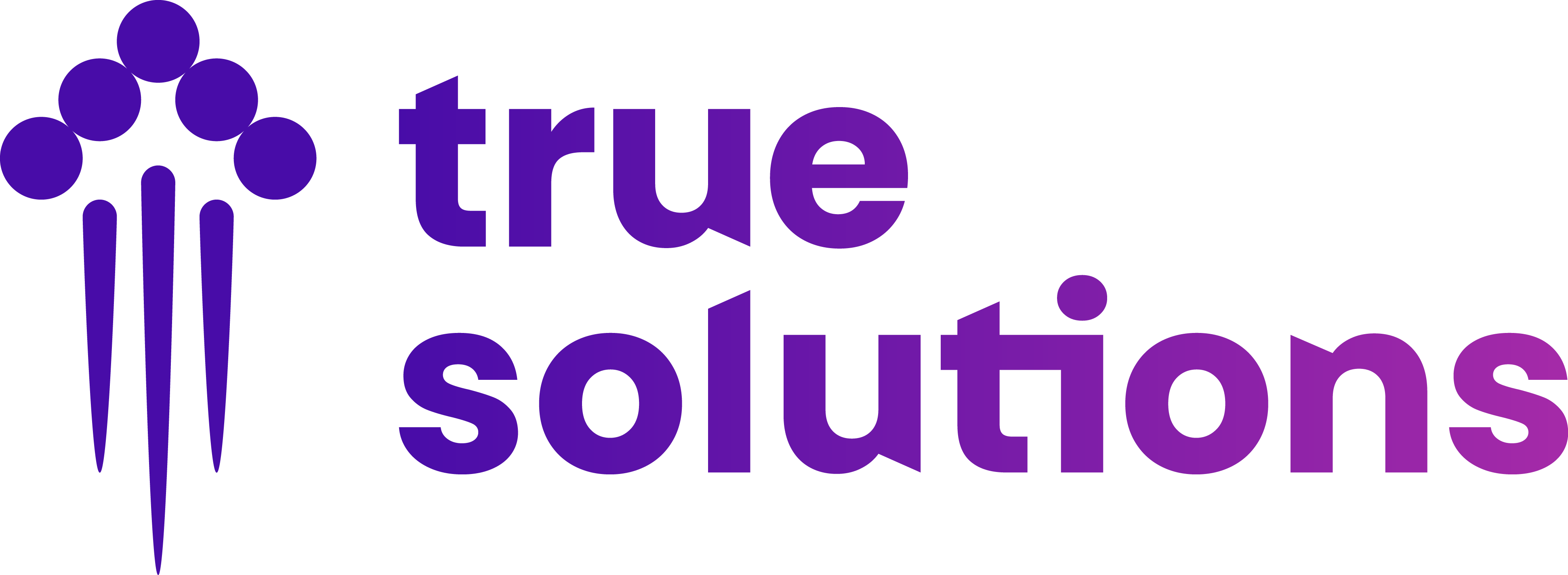 true solutions logo color